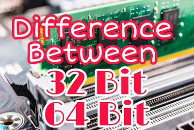 difference between 32 bit and 64 bit processor